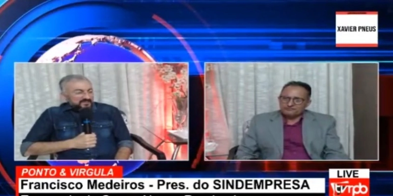 Presidente do SINDIEMPRESA diz que Monitoramento por Câmara está prejudicado em Sousa; Entenda