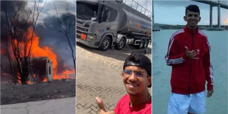 Identificado motorista que dirigia caminhão-tanque que capotou e explodiu na BR-230, no Sertão da PB