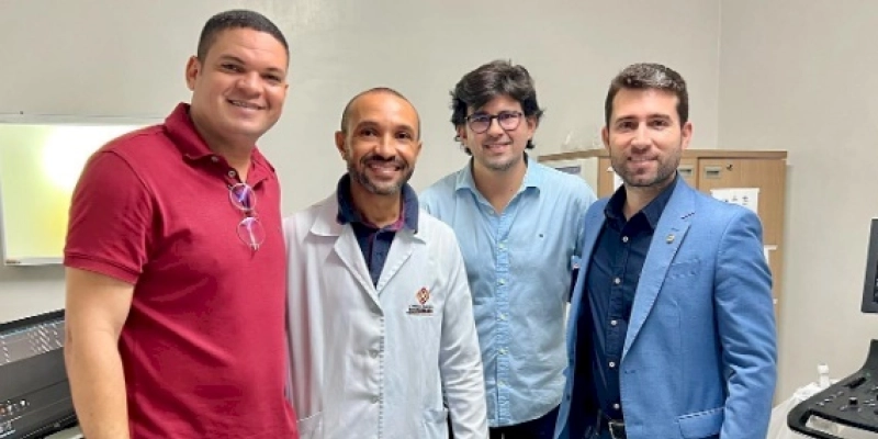 Michael Henrique visita o Complexo Hospitalar de Mangabeira, com o intuito de acompanhar os avanços e melhorias realizadas no local
