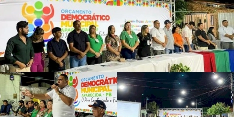 Plenária de abertura do ODM de Aparecida, ocorre no bairro Nossa Senhora da Conceição e conta com um público expressivo 