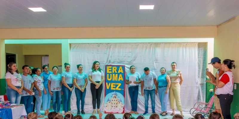 Comunidade da Educação Municipal celebra o Dia Nacional do Livro Infantil, em São José da Lagoa Tapada