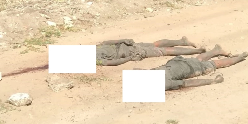 Homens são encontrados sem vida e com sinais de tortura na Paraíba; imagem forte 