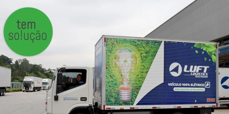 Empresa de logística coloca primeiro caminhão 100% elétrico para rodar em São Paulo