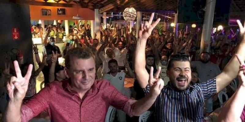 Chico Mendes recebe apoio a sua pré-candidatura a deputado estadual do prefeito de Santo André, Edglei Amorim
