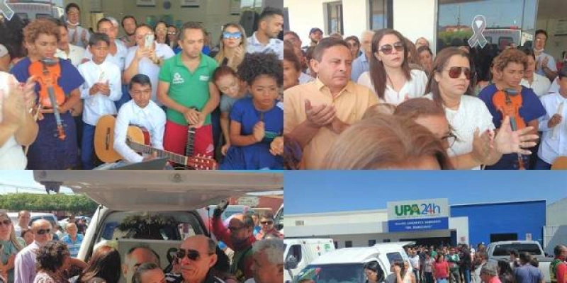  Lágrima, e emoção no sepultamento do radiologista nesta quarta-feira em Sousa; Imagem