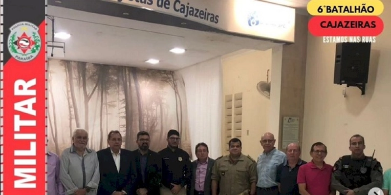 Comandante do 6°BPM participa de debate sobre segurança pública na Sede da CDL de Cajazeiras