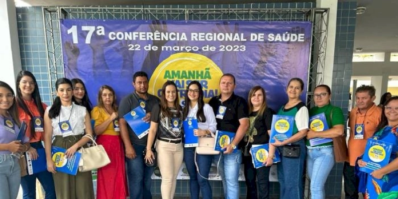 Equipe da Secretaria de Saúde do município de São José da Lagoa Tapada participa da 17ª Conferência Municipal de Saúde