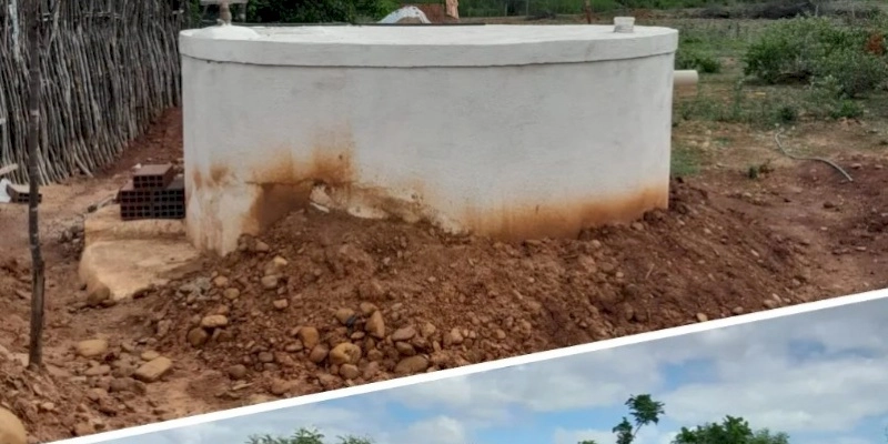 Secretário de Desenvolvimento Econômico de Marizópolis visita às cisternas do Projeto Cooperar 
