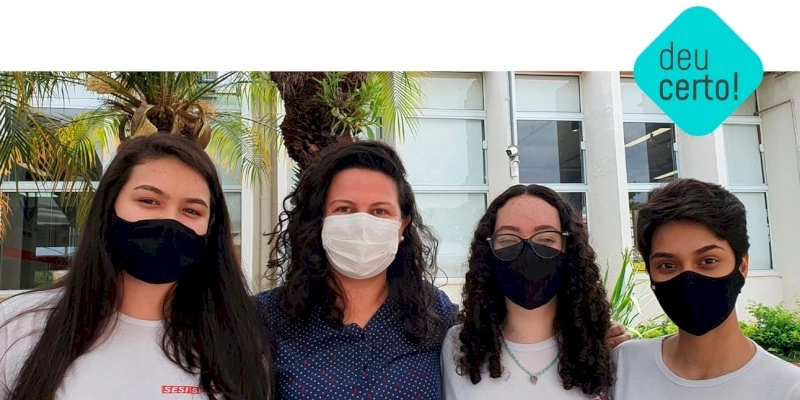Alunas do SESI-SP criam aplicativo de tradução de libras em tempo real