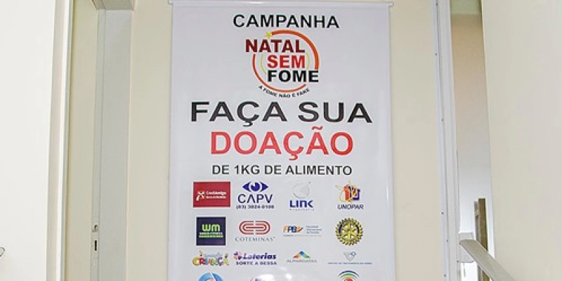 Sede da Defensoria Pública do Estado é ponto de coleta da campanha Natal sem Fome