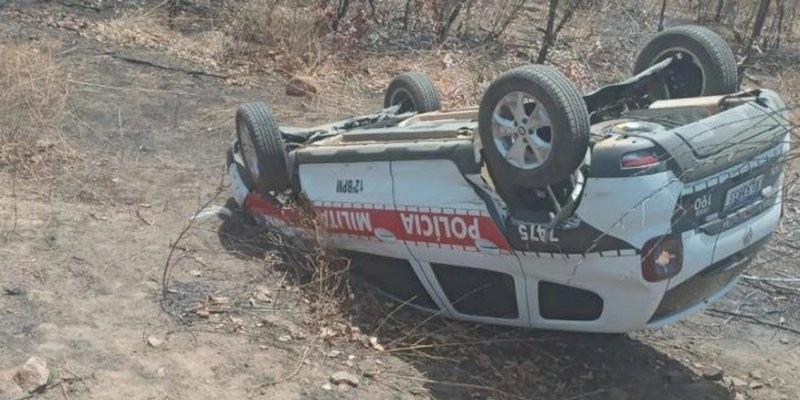 PM fica ferido em capotamento na PB-325 no município de Jericó; saiba mais 