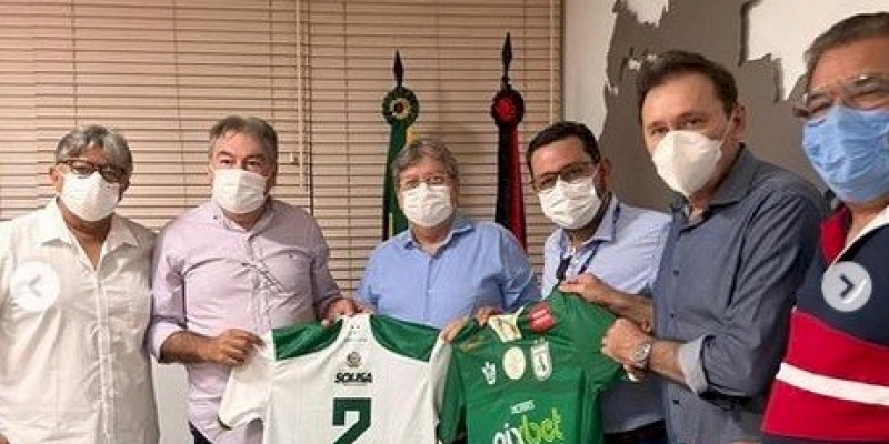 Lindolfo consegue parceria da CAGEPA com o Sousa Esporte Clube; João Azevedo assina contrato