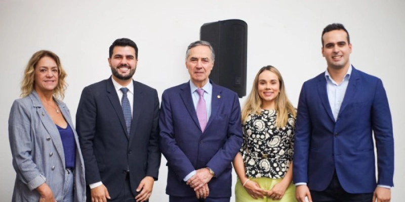 Wilson Filho recepciona presidente do STF em agenda com estudantes da Rede Estadual
