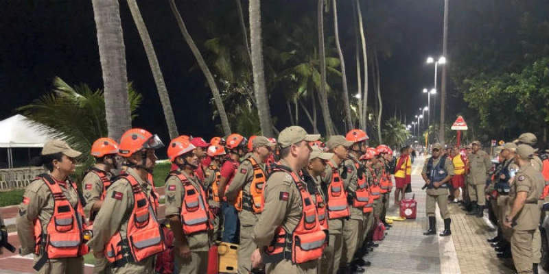 Corpo de Bombeiros registra 321 intervenções na Operação Réveillon na Paraíba