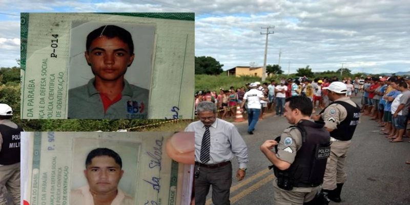 Identificados nomes dos três jovens que morreram em violenta colisão de Moto em São José da Lagoa Tapada; Imagens 