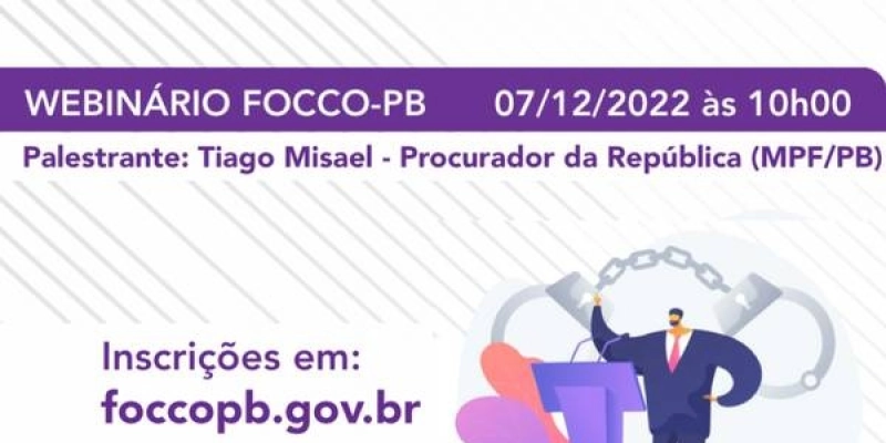 Focco-PB faz plenária em alusão ao Dia Internacional Contra a Corrupção