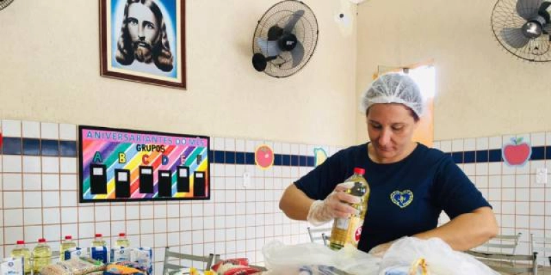LBV arrecada alimentos e produtos de higiene para famílias pobres na Paraíba em meio à pandemia