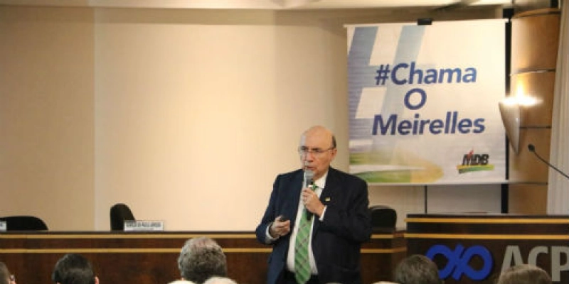 Meirelles deve ser confirmado na próxima semana como candidato do MDB à presidência
