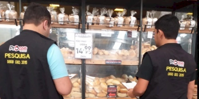 Pesquisa do Procon-JP encontra preço do quilo do pão francês oscilando entre R$ 12,99 e R$ 20,98 na Capital