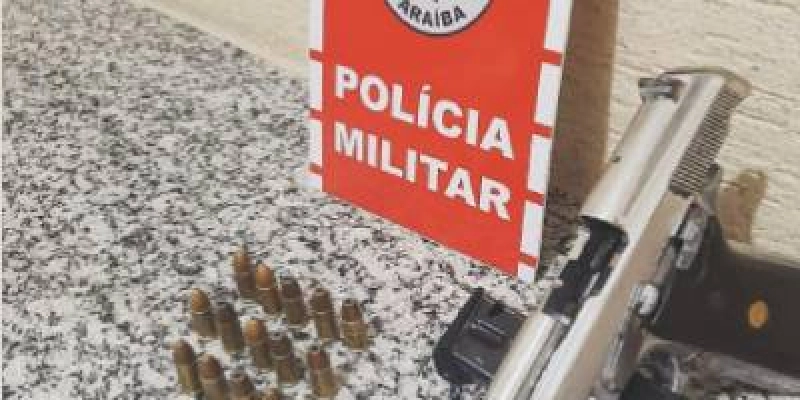 Polícia Militar detém suspeito e apreende arma de fogo na Paraíba