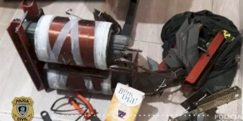 Polícia Civil prende homem que furtava transformador de energia para retirada de cobre 