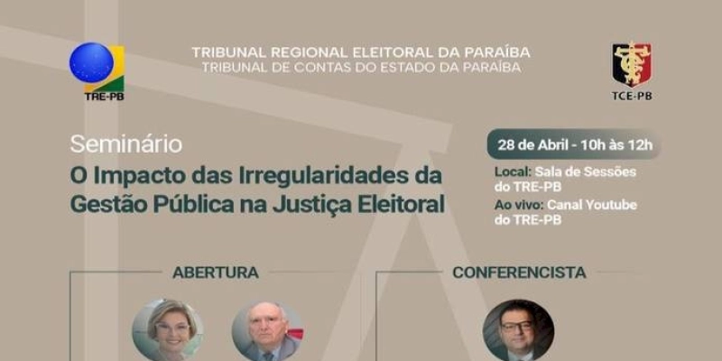 TCE e TRE realizam seminário nesta sexta-feira (28) para debater prestações de contas no processo eleitoral