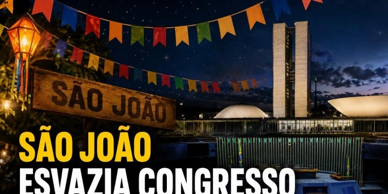 São João esvazia Congresso e complica tramitação de PEC da escala 6×1