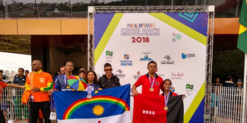 Paraíba conquista 57 medalhas nas Paralimpíadas Escolares, em São Paulo