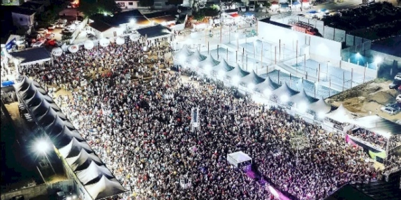 Aproximadamente 60 mil pessoas comparecem ao Festival Micaranhas 2023, em São José de Piranhas 
