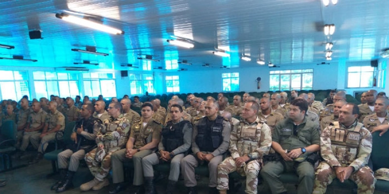 Comandante do 12º BPM ministra palestra na aula inaugural do 27º CIOSAC em Pernambuco; Veja