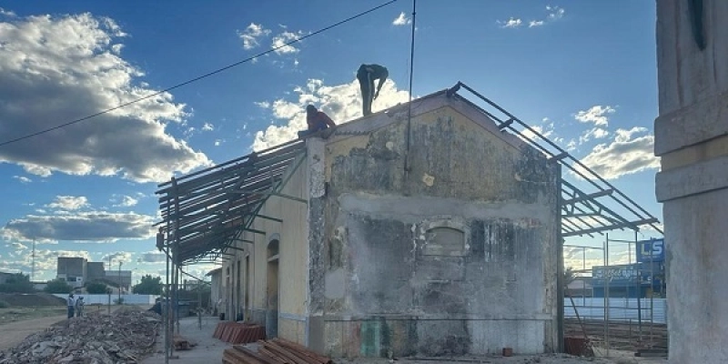 Obra do Largo da Estação está em ritmo acelerado para ser entregue a população sousense