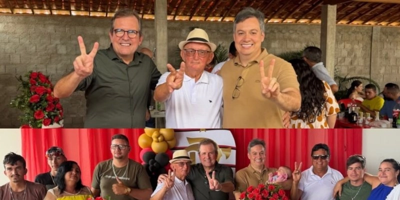 Em Santa Cruz, Júnior Araújo consolida alianças para a reeleição ao lado de Fábio Tyrone