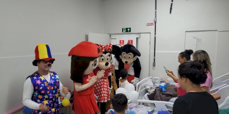 Hospital de Clínicas de Campina Grande realiza atividades lúdicas durante Opera Paraíba Pediátrico