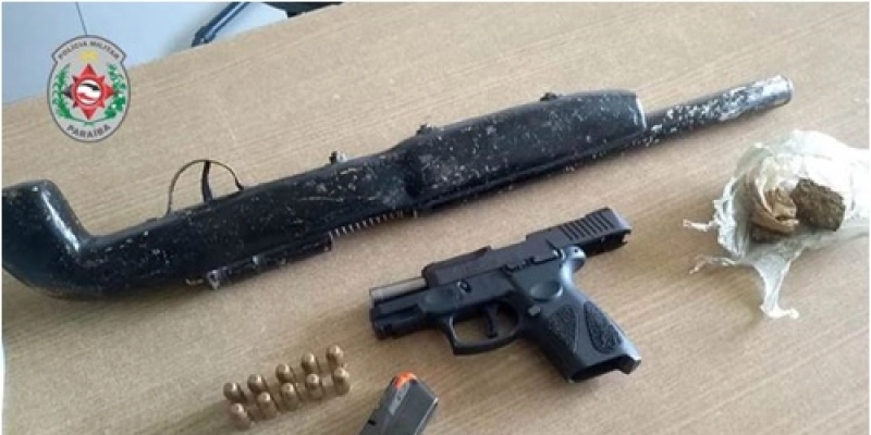 Polícia apreende armas com suspeito de  intimidar moradores