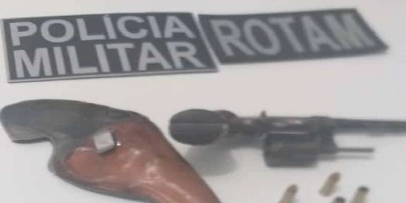 Após tiroteio, Policiais da ROTAM apreendem arma de fogo na cidade de Sousa