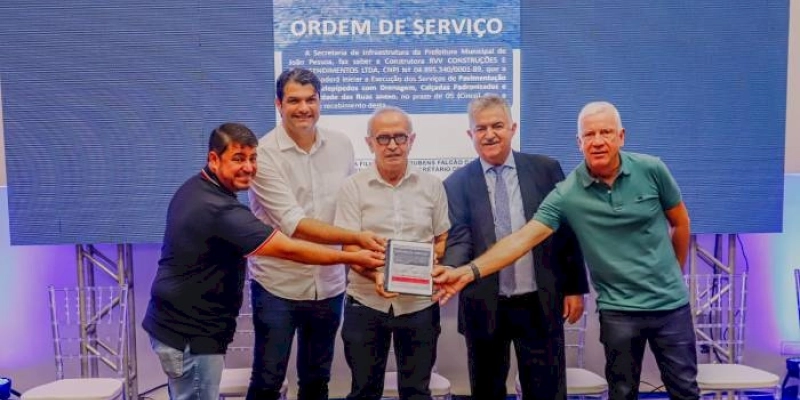 Cícero Lucena lança plataforma ‘Minha Rua Calçada’ e autoriza obras de pavimentação em mais 103 vias da Capital