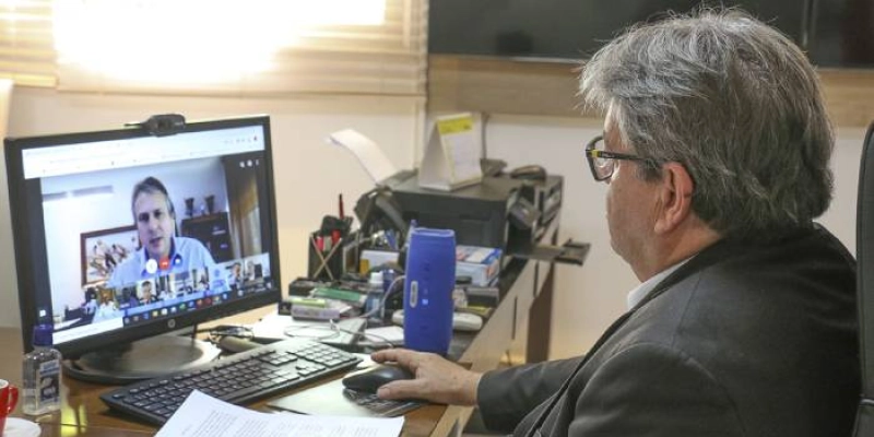João e governadores do Nordeste reforçam integração regional nas ações de enfrentamento do coronavírus
