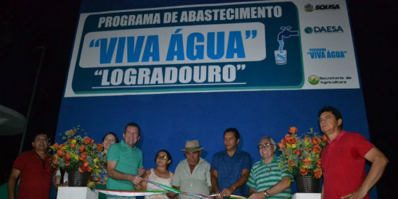 Comunidade Rural de Logradouro é a 23º localidade a ser beneficiada com o programa Viva Água