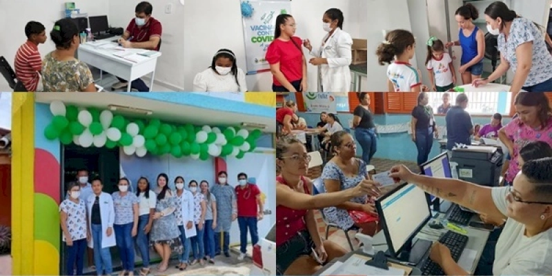 Caravana do Programa Cidadania Inclusiva atende o Distrito de Prensa, ofertando serviços públicos aos moradores locais 