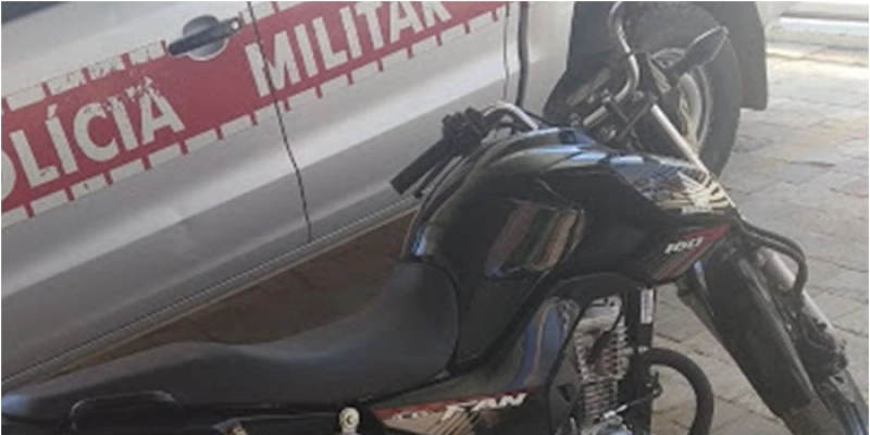 Policiais Militares recuperam moto usada em roubo a Agência dos Correios no Sertão paraibano