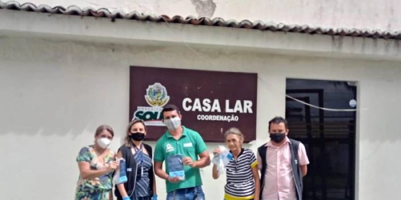 No combate à proliferação da Covid-19, Procon de Sousa realiza distribuição de kits de higiene no CEA e Casa Lar