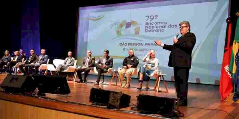 João Azevêdo participa da abertura do Encontro Nacional dos Detrans e destaca importância do evento na troca de experiência