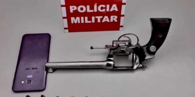 Jovem de 21 anos é preso pela polícia militar com arma de fogo na Paraíba 