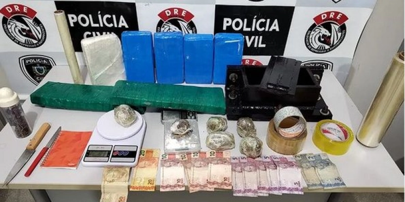 Jovem é preso e drogas apreendidas em Operação da DRE, no interior paraibano