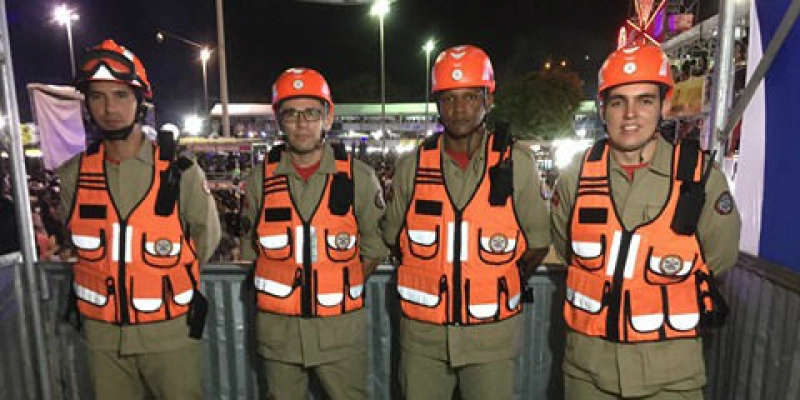 Corpo de Bombeiros realiza prevenção na Festa da Luz 2019