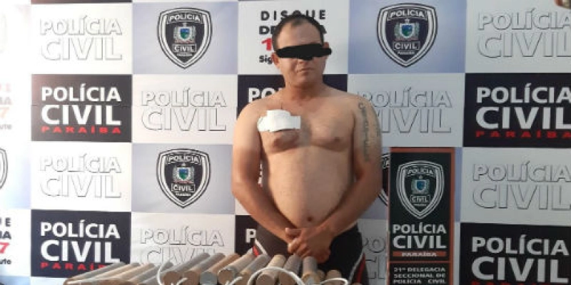 Bandido que pretendia explodir banco na Paraíba é preso pela Polícia Civil 