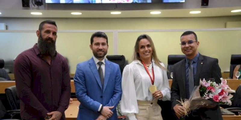 Assembleia concede Comenda de Talento Esportivo à atleta Raquel de Farias Lins