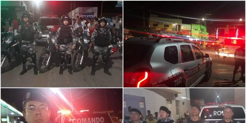 Polícia Militar garante a segurança da abertura do Sorri Folia 2019