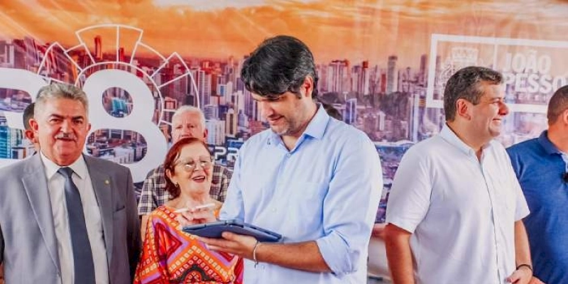 Leo Bezerra autoriza início de obras de pavimentação em nove ruas de Mangabeira e destaca avanço do programa em toda João Pessoa 
