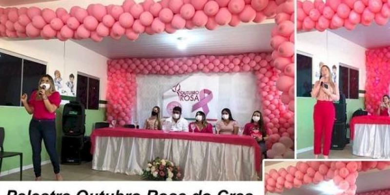Assistência Social de Marizópolis realiza palestra referente aos cuidados e direitos das mulheres em alusão ao Outubro Rosa